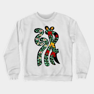 Minhwa of 8 Virtues: Knowing Honor (Korean traditional/folk art) Crewneck Sweatshirt